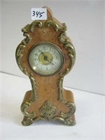 Antique Small Wooden Alarm Clock