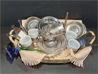 Silver-Plated Basket Lot