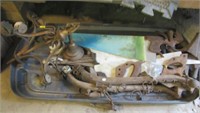 Vintage Items Including Light Fixture, Blades,