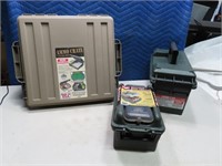 (3) New asst Poly Ammo Storage Cases Boxes