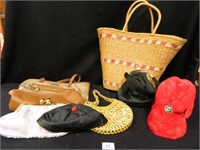Purses; Assorted Sizes; Hats-Asian Inspired;