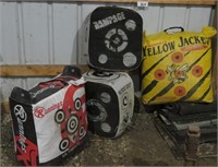 4 Arrow Targets w/ Yellow Jacket & More