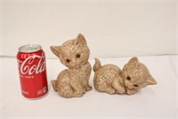 Pair of Vintage Ceramic Cats