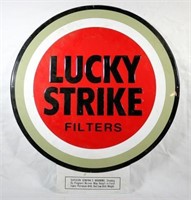 Tin Lucky Strike Sign