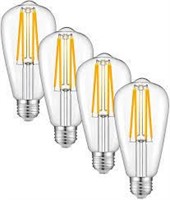 Omaykey 8w Dimmable LED Edison Bulb x4