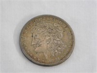1921P Morgan silver dollar