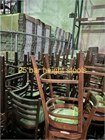 LADDER BACK BAR STOOLS (LOCATED IN FAYETTEVILLE, N