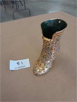 Vintage Boot Vase 4 1/2" High