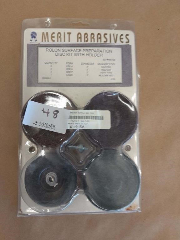 Merit Abrasives Disc Kit with Holder