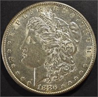 1886-S MORGAN DOLLAR AU/BU