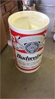 Budweiser store cooler display with drainage