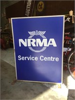 Original NRMA service centre double side light box