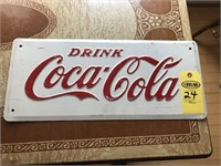 Drink Coca-Cola Metal Sign 9x21 1/2"