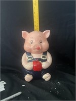 Pig cookie jar