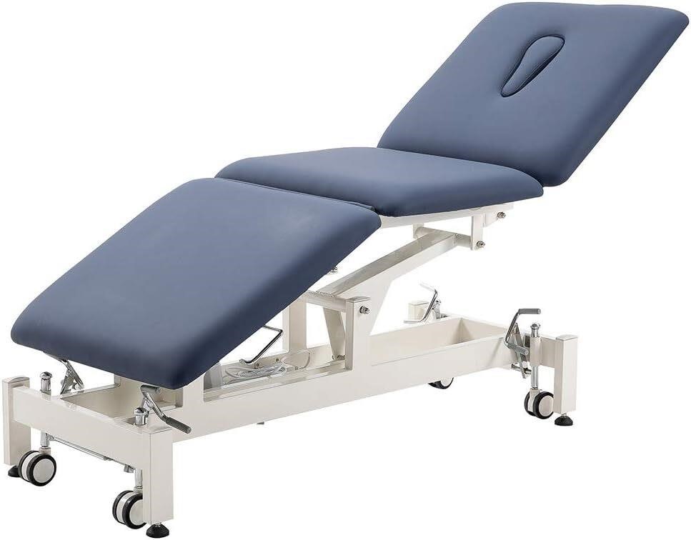 Adjustable Electric Therapy Table  Blue