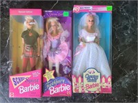 Lot 3 Vintage Barbies new in box