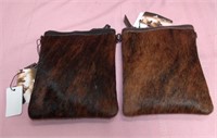 2 MONTANA WEST PURSES WITH FUR