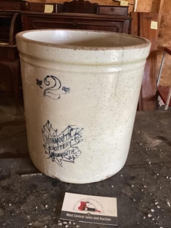 2 gallon western stoneware crock