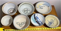 PEI and NS pottery ceramic bowls