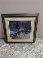 Framed Moose Picture