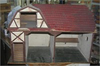 Antique barn shaped model/building/child's play ho