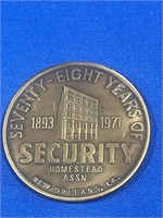Security Homestead assn. - 78 years of security -