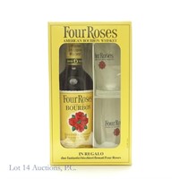 Four Roses Bourbon Gift Set - 6 Yr - Italy Import