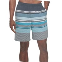 Kirkland Men's LG Swim Shorts, Blue/Multi