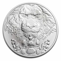 2023 Niue 5 Oz Silver Czech Lion Bu