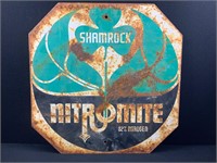 Shamrock NitroMite/Stop Sign Double Sided Metal