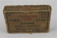 Remington Nitro Express Rifled Slugs 16ga Full
