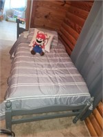 Wooden twin size bed frame SEE DESCRIPTION