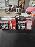 4-10ct whipped cream chargers (display area)