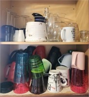 Contents of Cupboard. Drinking Cups, Shot