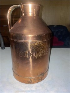 Decoursey Cream Co Can - looks to be copper
