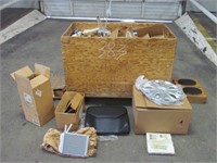 Tote of  Misc Vehicle Parts