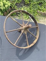 Iron wheel 17” wide