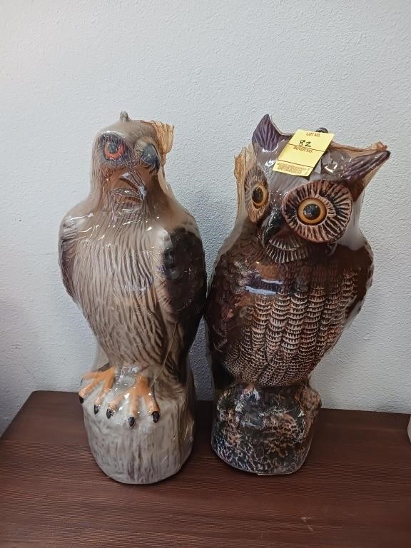 GARDEN WATCH OWL & HAWK - NEW