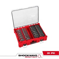 $281  SHOCKWAVE 1/2in Drive Socket Set (31-Pc)