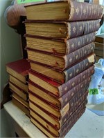 Collection Of Leather-bound Books