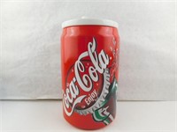 Coca Cola Cookie Jar w/ Pull Top Lid