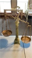 Vintage Giuliani Creation Scales Of Justice Brass