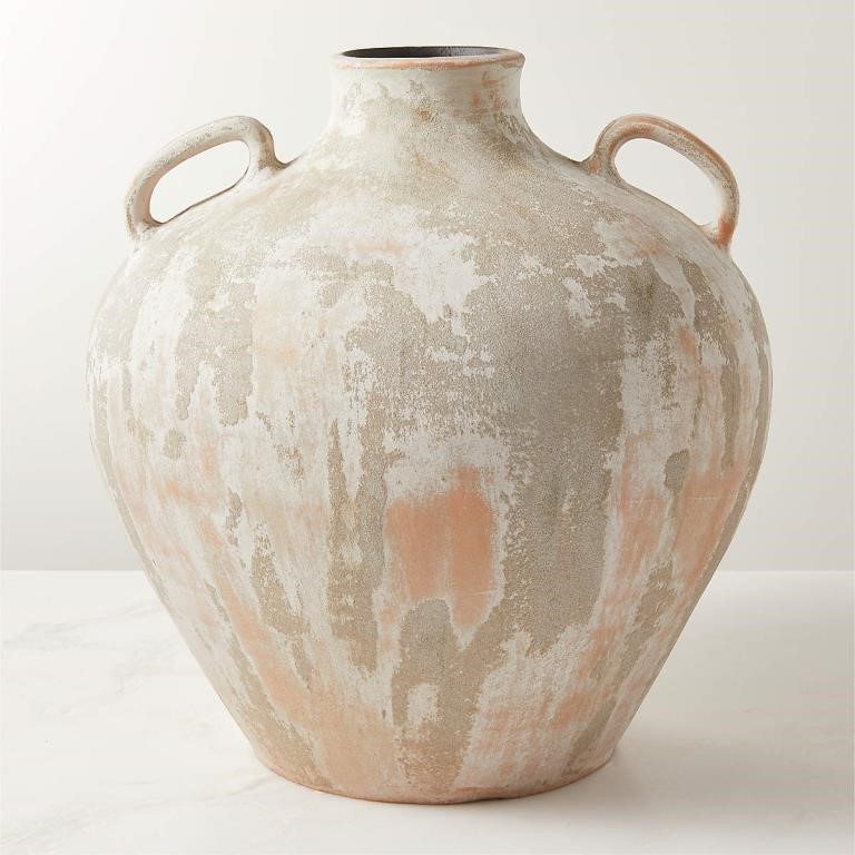 CB2 Rhea Terracotta Vase - NEW $235