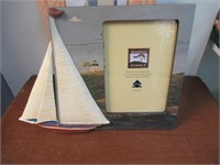 Sail Boat Picture Frame By (Warren Kimble)