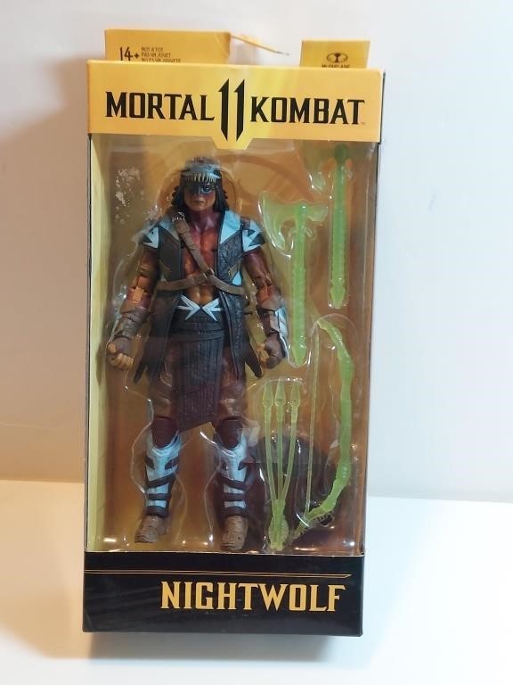 Nightwolf Highly Posable Action Figure Mortal