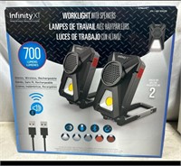 Infinity C1 Work Light With Speakers ( 2 Pack )