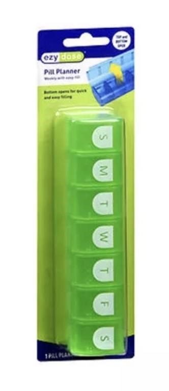 LOT OF 6 EZY Dose Pill Planner