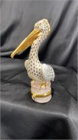 Herend, Pelican on Post Limited Edition 121/250,