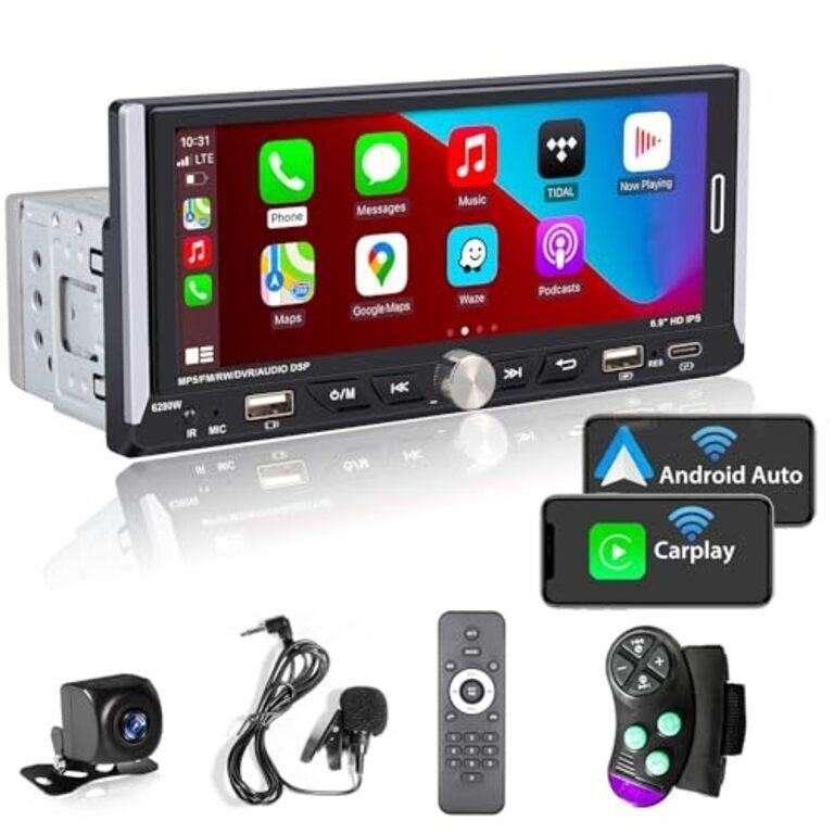 [Wireless] Alondy Single Din Car Stereo with 6.9"
