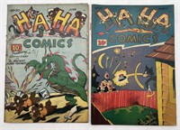 (NO) 2 1946 Ha Ha Comics Golden Age Comic Books